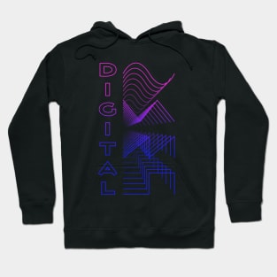 Digital Waveform Audio Analog Design Modular Gift Hoodie